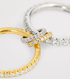 Spinelli Kilcollin Cadence ring yellow white gold diamonds, imported from the UK