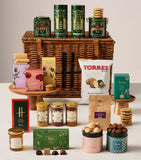 Harrods Food Hall Favourites Hamper wicker basket (British brand)