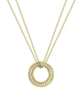 Harrods Boodles Yellow Gold and Diamond Medium Roulette Pendant- Buy online at McGrocer