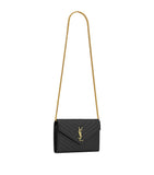 Saint Laurent Envelope wallet bag with YSL monogram - British product