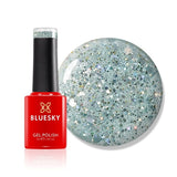 Bluesky gel polish mini Dazzling Frosty Blue - British product