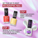 Rimmel Nail Effects Top Coat Holographic 12ml, imported from the UK