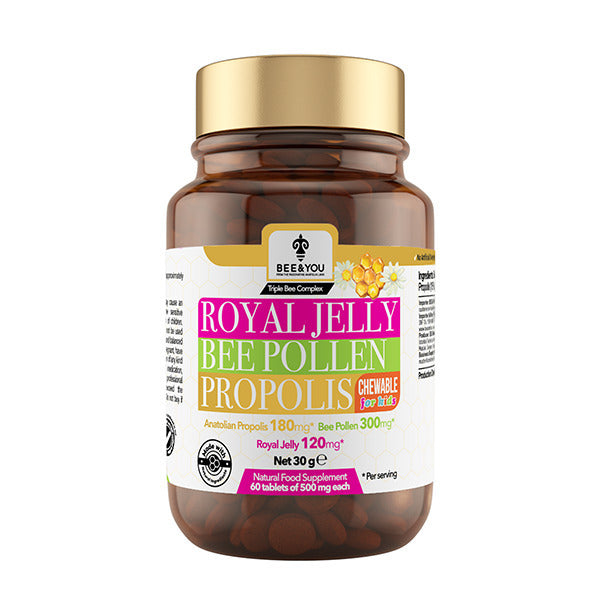 Bee&You chewable propolis tablets for kids (British brand)