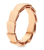 Bvlgari Serpenti Viper wedding band rose gold 5mm - British product