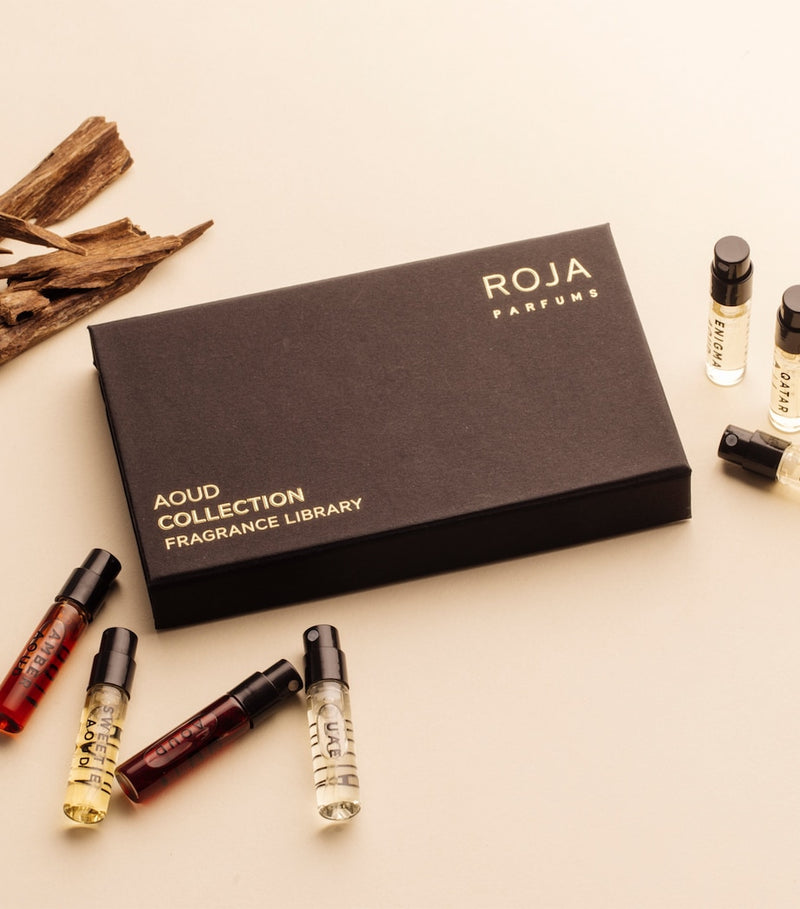 ROJA Aoud Discovery Collection perfume set 7x2ml, imported from the UK