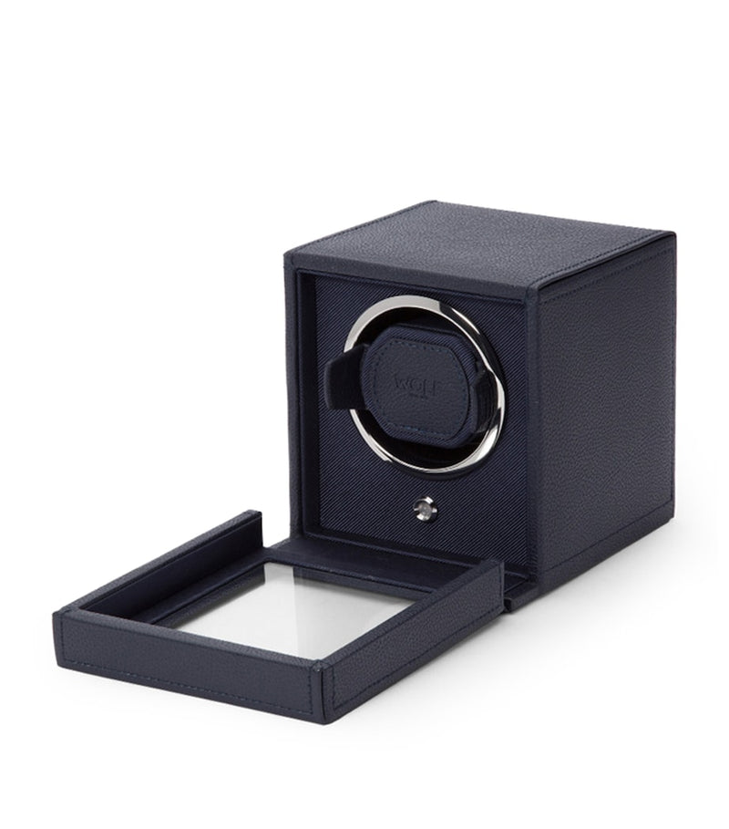 WOLF Cub watch winder with cover vegan leather - British product