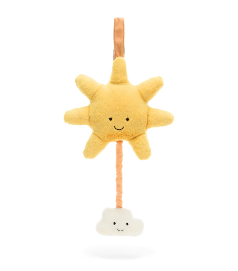 Jellycat Amuseables Sun musical pull toy 20cm (British brand)