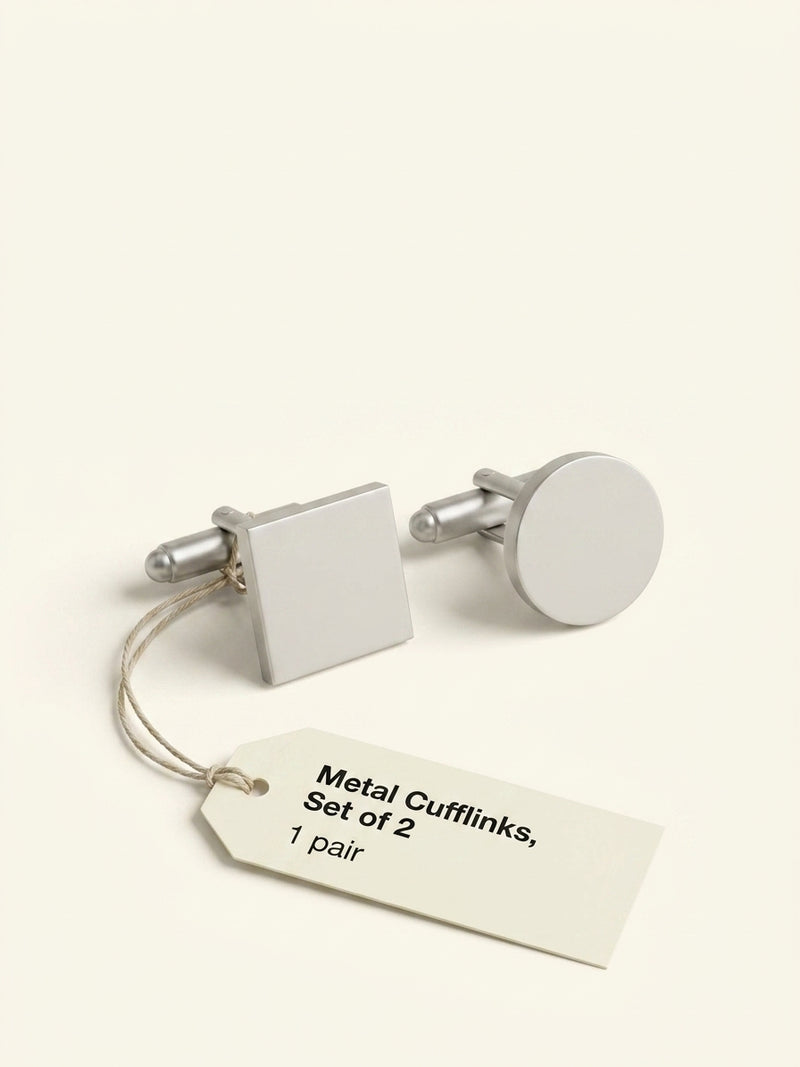 Cartier palladium-plated sterling silver wax seal cufflinks - British product