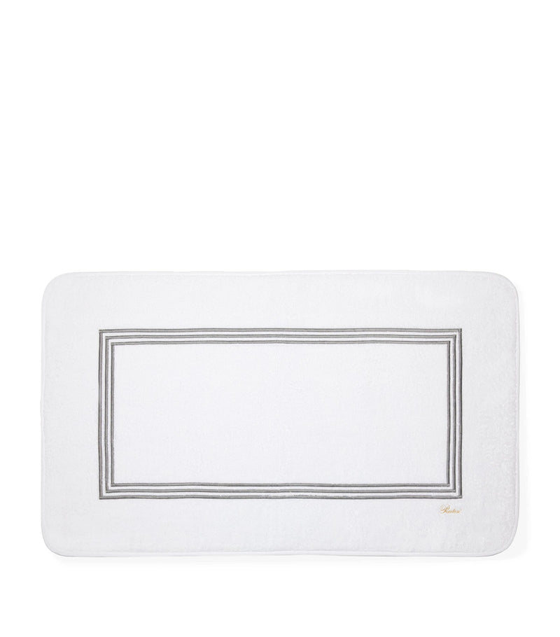 Pratesi Tre Righe bath mat 50cm x 90cm, imported from the UK