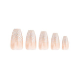 Nail HQ Coffin Nails Starlight Ombre 24 Pieces, imported from the UK