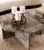 Eichholtz Corwyn candle holders antique brass set of 2, imported from the UK