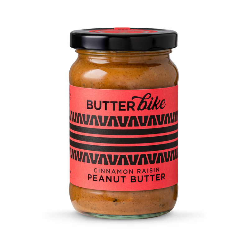 Butter Bike cinnamon raisin peanut butter 285g (British brand)