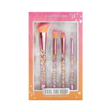 Profusion Cosmetics face and eye brush set 4 pieces - British product