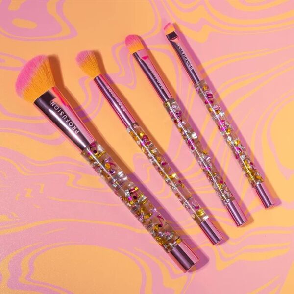 Profusion Cosmetics face and eye brush set 4 pieces - British product