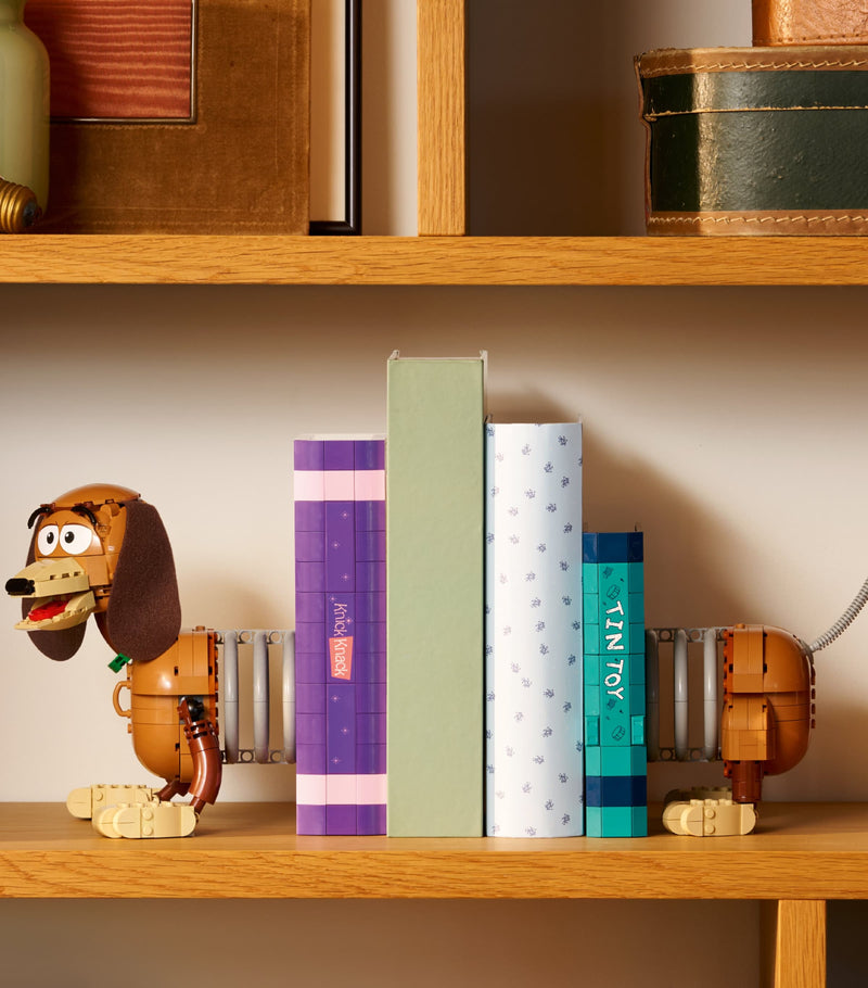Lego Disney Toy Story Slinky Dog bookends (British brand)