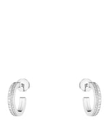 Harrods Boucheron White Gold Quatre Radiant Edition Hoop Earrings- Buy online at McGrocer