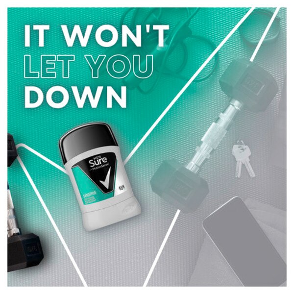 Sure Men Sensitive Antiperspirant Deodorant Stick 50ml GOODS Superdrug