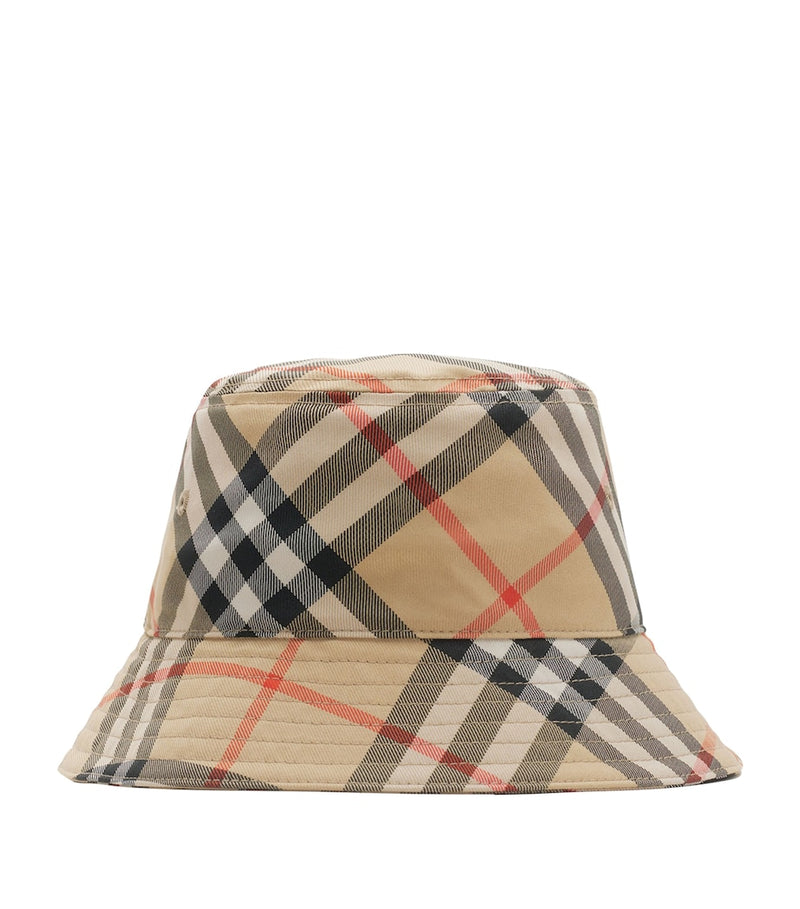 Burberry kids check bucket hat - British product