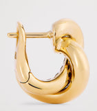 Engelbert small yellow gold knot earrings, UK version