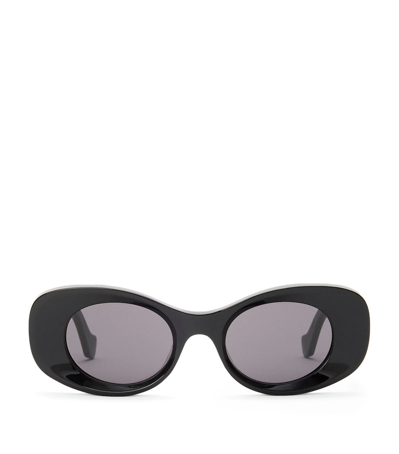 Loewe bevelled oval sunglasses, imported from the UK