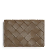 Harrods Bottega Veneta Leather Intrecciato Card Holder 8cm x 11cm- Buy online at McGrocer