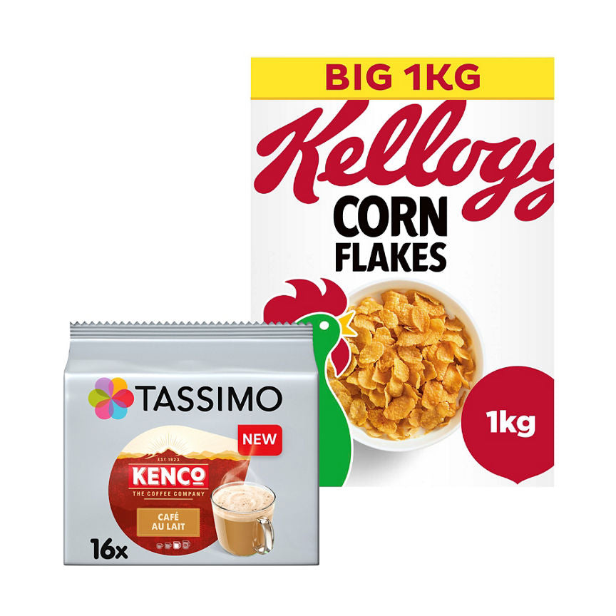 Tassimo Coffee & Kelloggs Cornflakes Bundle GOODS ASDA