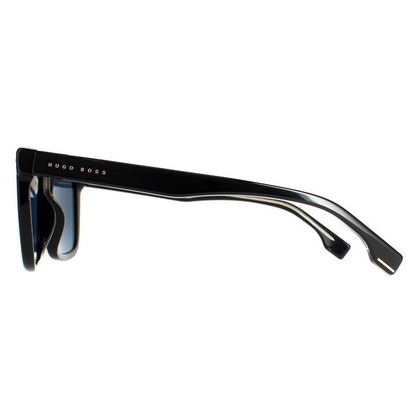 Hugo Boss BOSS 1317/S black mirrored sunglasses - British product