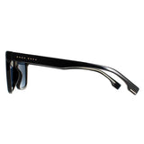 Hugo Boss BOSS 1317/S black mirrored sunglasses - British product
