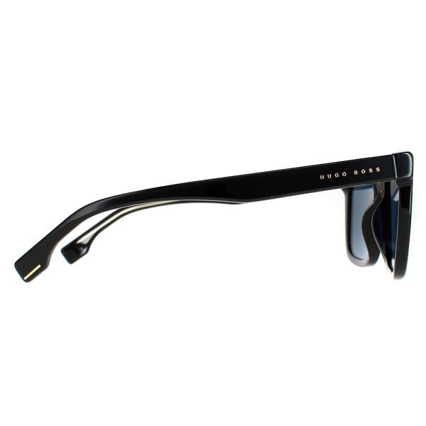 Hugo Boss BOSS 1317/S black mirrored sunglasses - British product