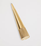 Dunhill gold-plated brass conical ballpoint pen - British product