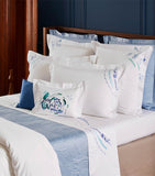 Yves Delorme Abysses flat sheet 300cm x 320cm (British brand)