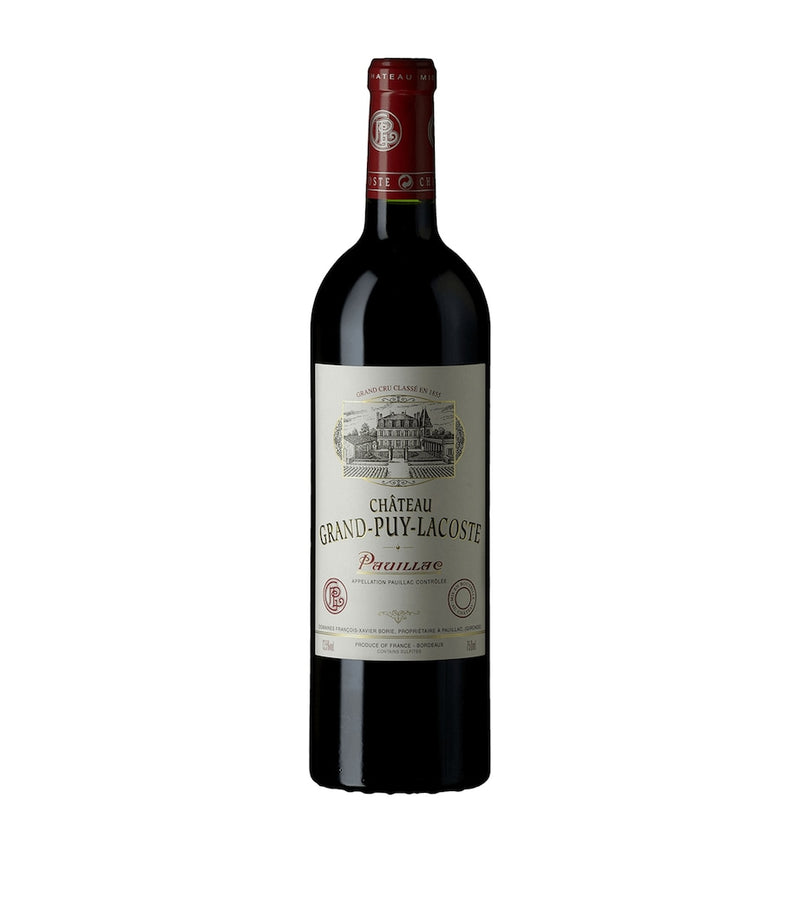 Château Grand-Puy-Lacoste 2018 Bordeaux red wine with Cabernet Sauvignon 75cl - British product