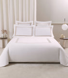 Frette Cotton Breeze Border queen duvet cover 240x220cm - British product
