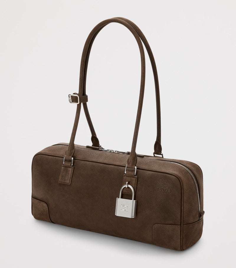 LOEWE Suede Amazona 31 top-handle bag from Spain, UK version