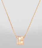 Chaumet Bee de Chaumet necklace in rose gold with diamond, UK version