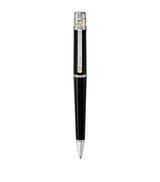 Harrods Luxury Ballpoint Pen with Black Composite and Palladium Accents, 14cm Height- Buy online at McGrocer