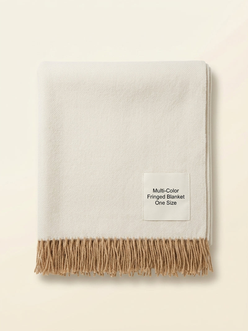Hermès cashmere scarf brown multi stripe 90x90cm (British brand)