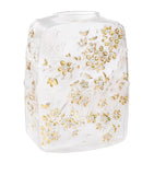 Lalique gold-stamped cherry blossom vase 40cm, UK version