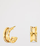 Bvlgari B.zero1 earrings yellow gold diamonds - British product