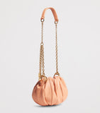 Chloé Plissé shoulder bag leather with chain strap - British product