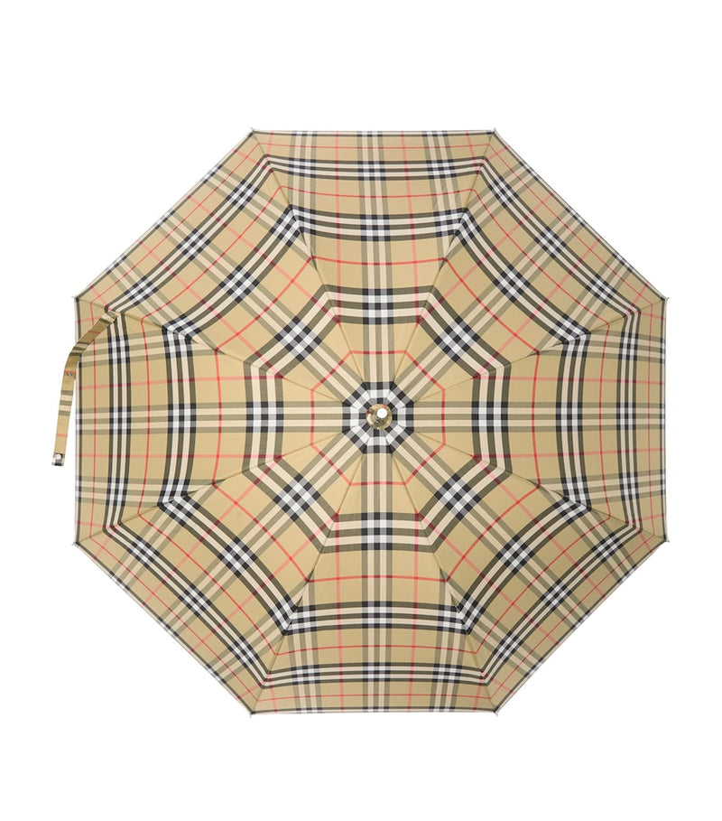 Burberry maple wood check walking umbrella - British product