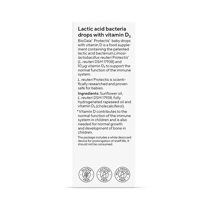 BioGaia baby drops with vitamin D3 10ml, UK version
