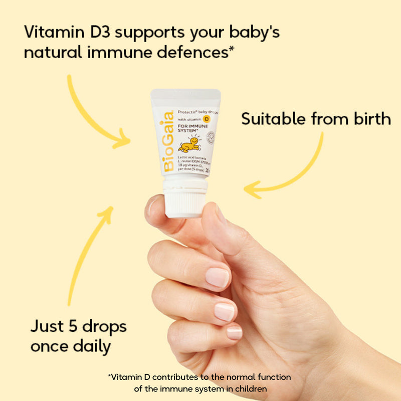 BioGaia baby drops with vitamin D3 10ml, UK version