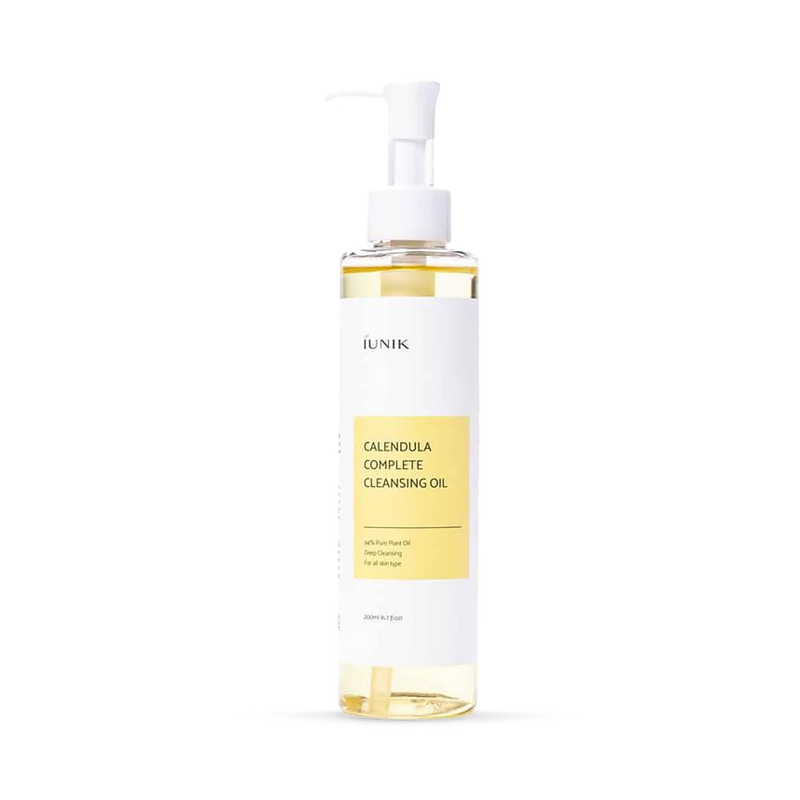 IUNIK Calendula Complete Cleansing Oil 200ml, imported from the UK