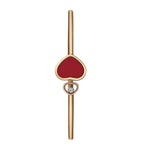 Chopard Happy Hearts rose gold bangle with moving diamond, imported from the UK