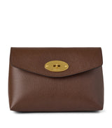 Harrods Mulberry Leather Darley Cosmetic Pouch- Buy online at McGrocer