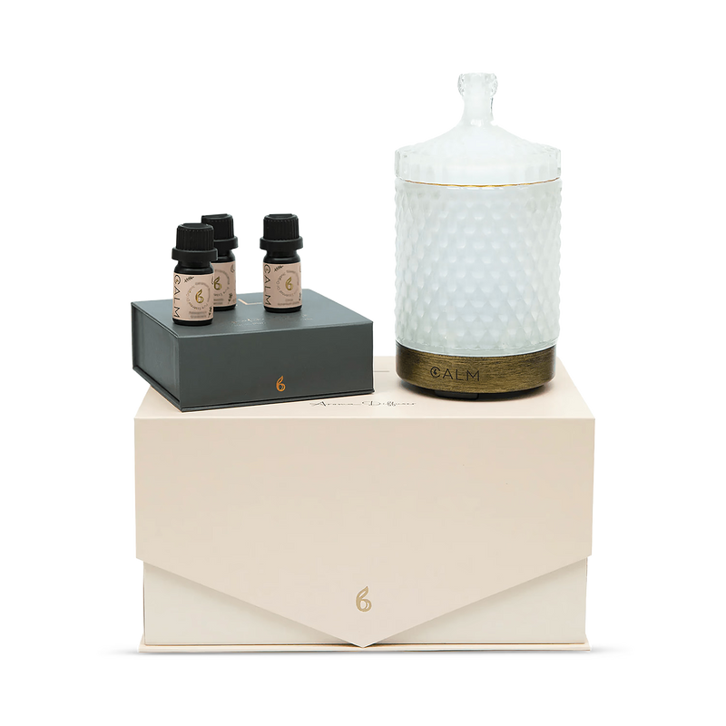 B Calm aroma diffuser and essential oil set, imported from the UK