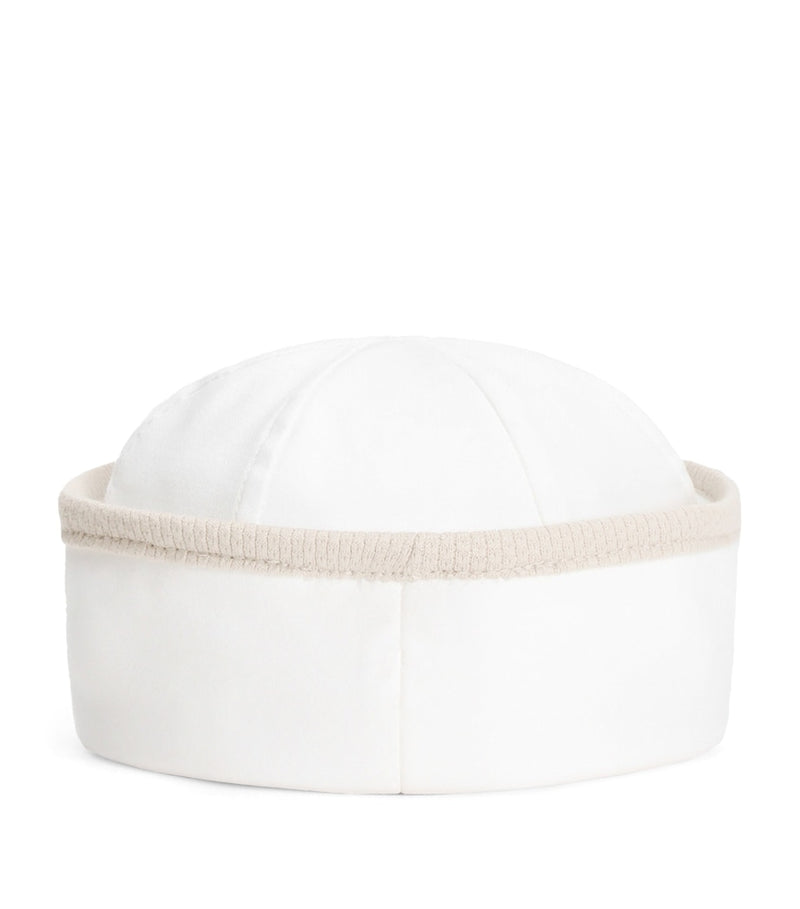 Dolce&Gabbana Kids cotton piqué sailor hat (British brand)