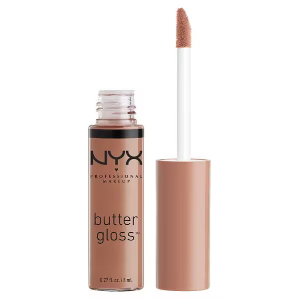 NYX Professional Makeup Butter Gloss Madeleine, imported from the UK