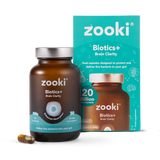 Holland & Barrett Zooki Biotics+ Brain Clarity Dual Capsule Probiotic Supplement, 30 Capsules- Buy online at McGrocer